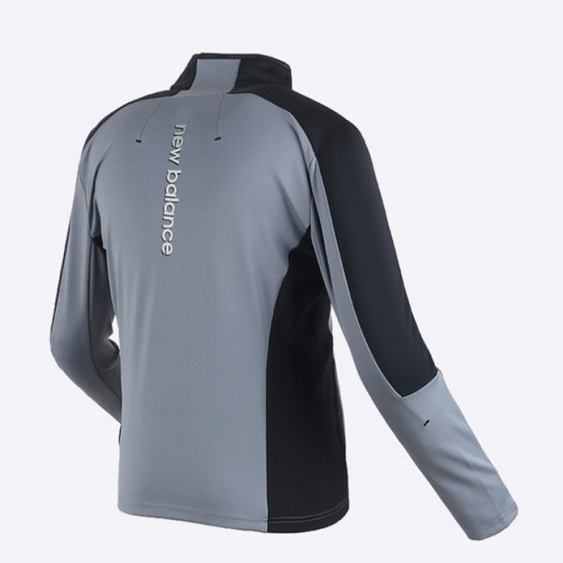 New Balance Men S SeaSonleSS Training Zip Up  Nbmd936021 15   Gray