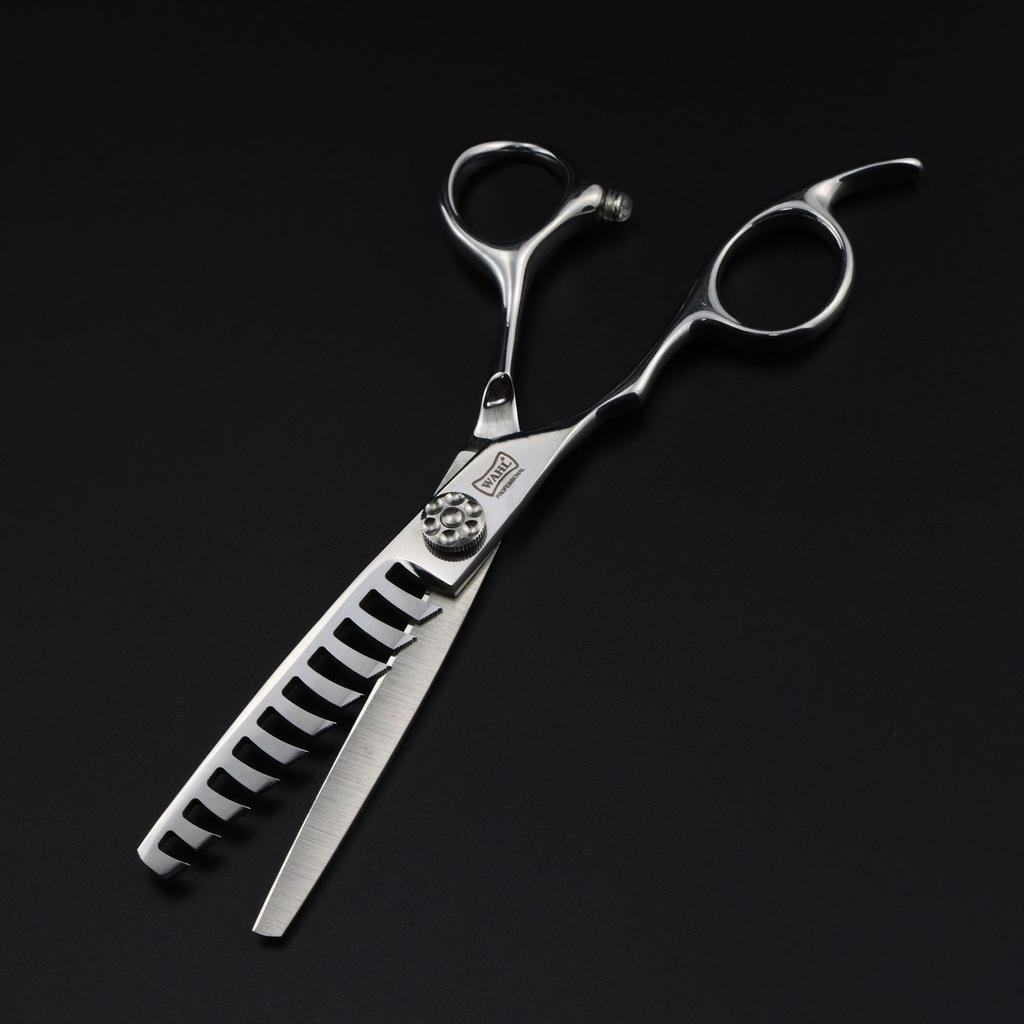 6.0 inch Waldorf left hand fishbone teeth 10 teeth, hair scissors, bangs scissors, tooth scissors, thin scissors