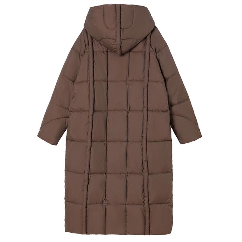 Fashion Winter Long Coat Women Parkas Hooded Elegant Loose Thick Warm Oversize Outerwears Lady Jackets