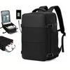 Polyester Travel Backpack For Men Women With Expandable Storage For Casual Trips
