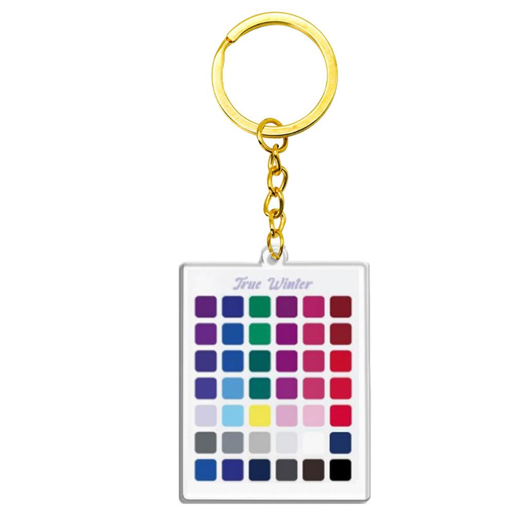 Einzigartiger saisonaler Schlüsselanhänger Hochwertiger bruchsicherer Acryl-Schlüsselanhänger Zubehör für Tasche, Geldbörsen und Rucksäcke