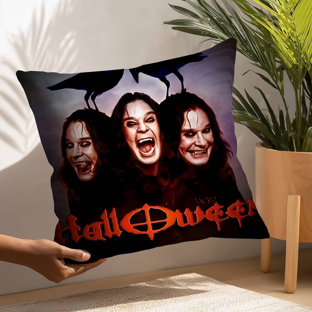 Singer-O-Ozzy Osbournes Pillow Case Plush Fabric Soft  Pillowcase Double Sided Print Cushion Cover Household Gifts