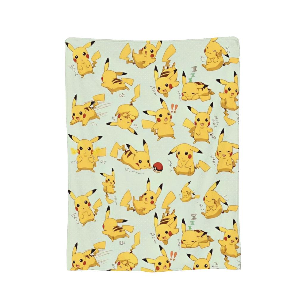 Pokemoned Charizard 006 Schematic Poster Knitted Blankets Fleece  Ultra-Soft Throw Blanket for Outdoor Travel Bedspread