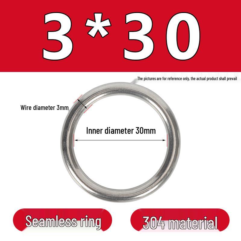 Stainless Steel Seamless O-Ring: Corrosion-Resistant Accessory for Handbags and Pet Gear