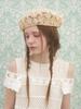 Beulaunhaes Crochet Knit Beret - Beige