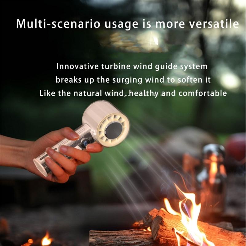 Portable Fan Adjustable Cooling Fan Handheld Fan 3000mAh Small Fan USB Travel Fan Office Fan Outdoor Fan for Travel