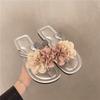 Design Sense Flip-flops Female Summer New Models Go Out Fashionable Sweet Fairy Vacation Wind Thick Bottom Non-slip Toe Drag
