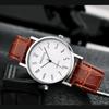 Business Luxury Leather Strap Analog Quartz Watches for Men Women Wristwatches Clock Casual Simple Man Watches Reloj Hombre