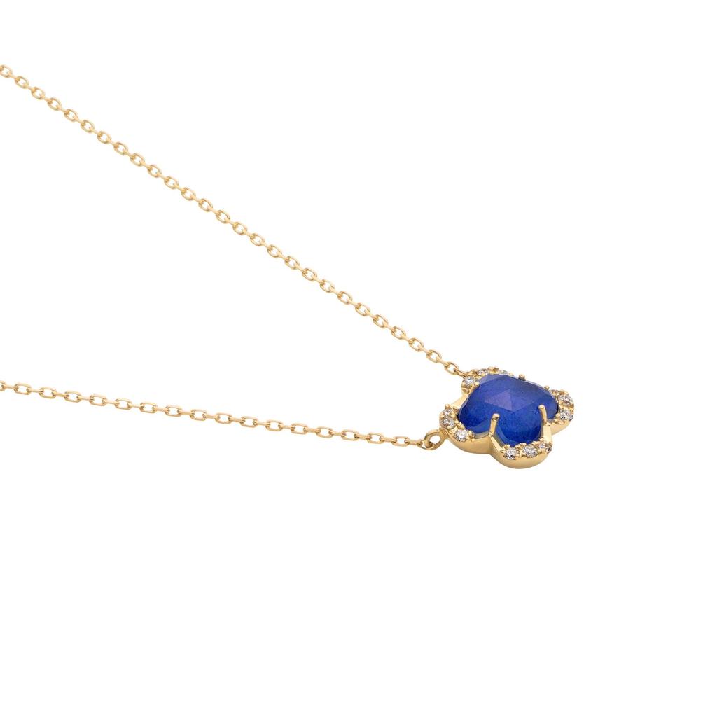 Necklace K18 Yellow Gold Lapis Lazuli AGVN599040LL [Vendome Aoyama] [Official]