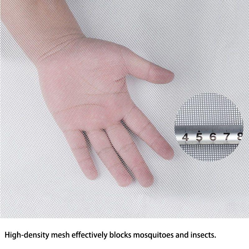 DIY Large Size Window Screen Mesh Pet-Proof and Mosquito/Insect Resistant Suitable for Balconies Gardens and More