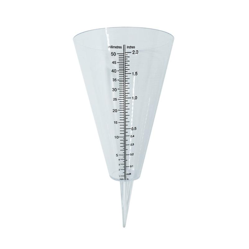 Lawn and Garden Cone Rain Gauge Durable Transparent Rainfall Measurement Device Potted Plant Bonsai Gardening Supplies 1