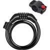 Bike Lock With 4-digit Resettable Number, 65cm/8mm Light Duty Bike Chain Lock