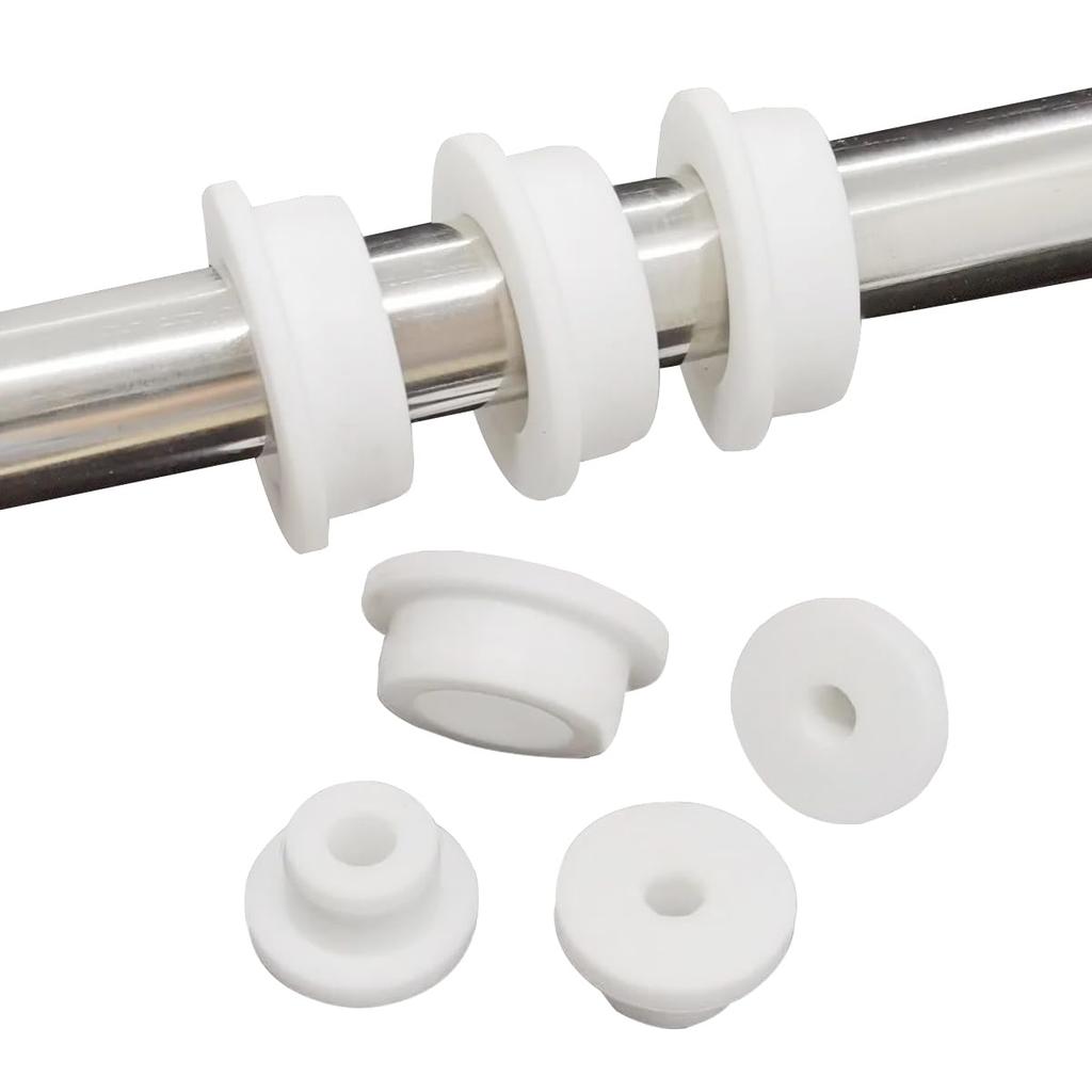 3/16 Inch ID, 1/4 Inch Drill Hole, Silicone Rubber Grommets for Wiring, Automotive Firewall Small Top Hat Hole Grommets for 3/16 Inch OD Vinyl Tubing