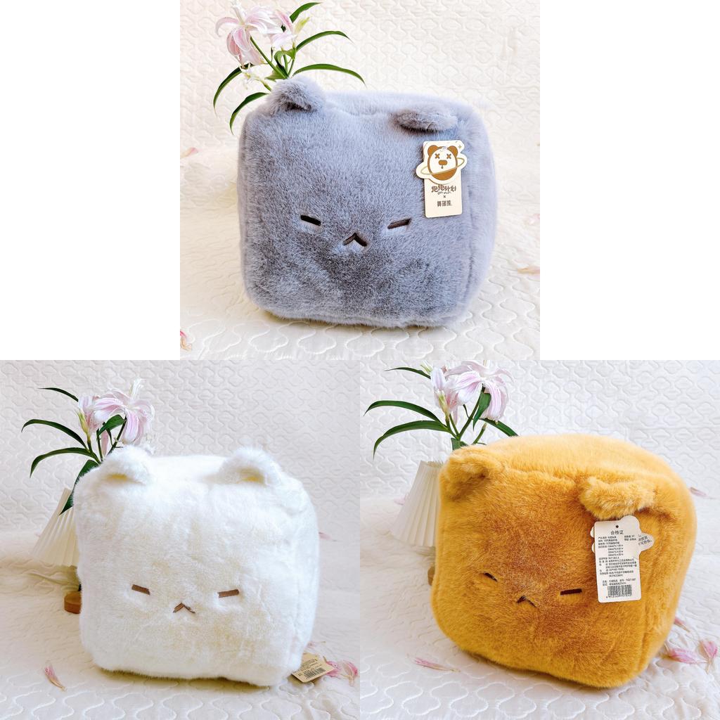 Plush Cat Pillow With Pp Cotton Filling For Kids And Adults Gift
