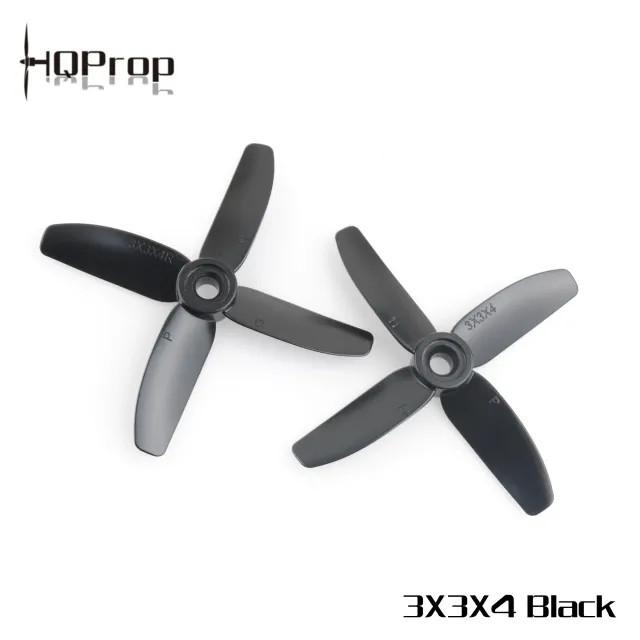 Hqprop Dp3X3X4 2Cw+2Ccw Black Propellers