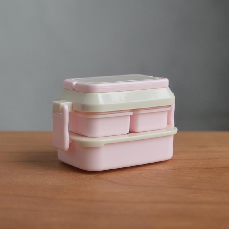 1/12 Dollhouse Simulation Hand-Held Lunch Box Picnic Box Model Doll Home Mini Kitchen Tableware Decoration Pretend Play Toys