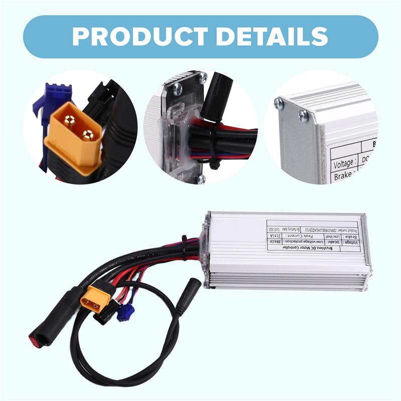AB16-Electric Dirt Bike Controller 20 Inch For OUXI V20 Fat Bike(For 500W Motor) 45Km/H Ebike Controllers