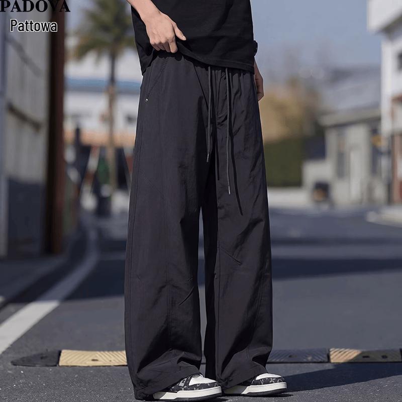 Patova Men s Relaxed Fit Draped Wide-Leg Pants 2XL