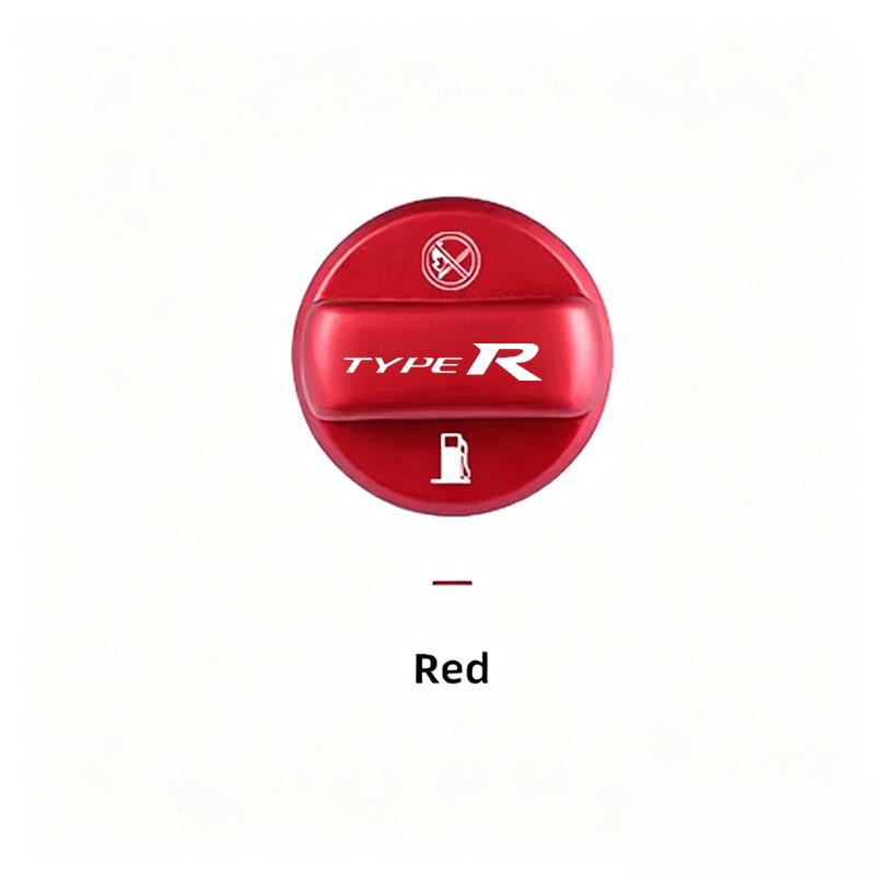 Alloy Car Fuel Tank Cap For Honda Tyre R Emblem Accord CRV Civic City Odyssey Gas Oil Tank Filler Lid Dustproof Cover Decoration