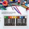 Oil Pastel Round Crayon Painting Stick Drawing Pen Children Stationery Art Supplies 12 Colors