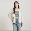 Gejin Women's Slim-Fit Short Trench Coat