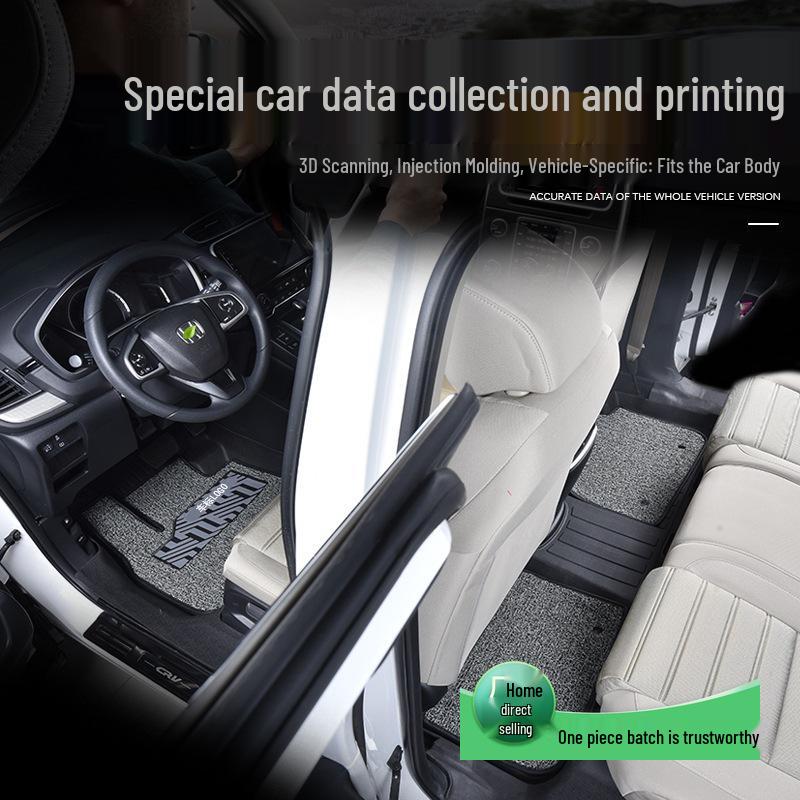 TPE Floor Mats for Honda: CRV, Accord, Civic, XR-V, Vezel, Avancier, UR-V, Breeze, Fit, Lingpai, Elysion.