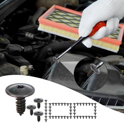 Automotive Self Tapping Screws Automotive Self Tapping Screws 100 Pieces Precise Car Fastening Tool Exterior Accessories Pack