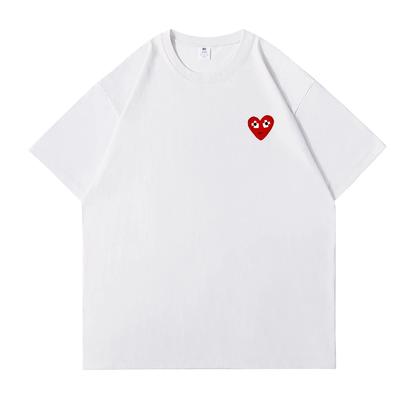 Korean-style 100% Pure Cotton High-quality Comfortable and Fashionable Round-neck Trendy Short-sleeved Top 2025 T-shirt