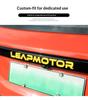 For Leapmotor T03 Auto Modification Rear Trunk Overlay Vinyl Wrap Decal Custom Car Emblem Letter Sticker