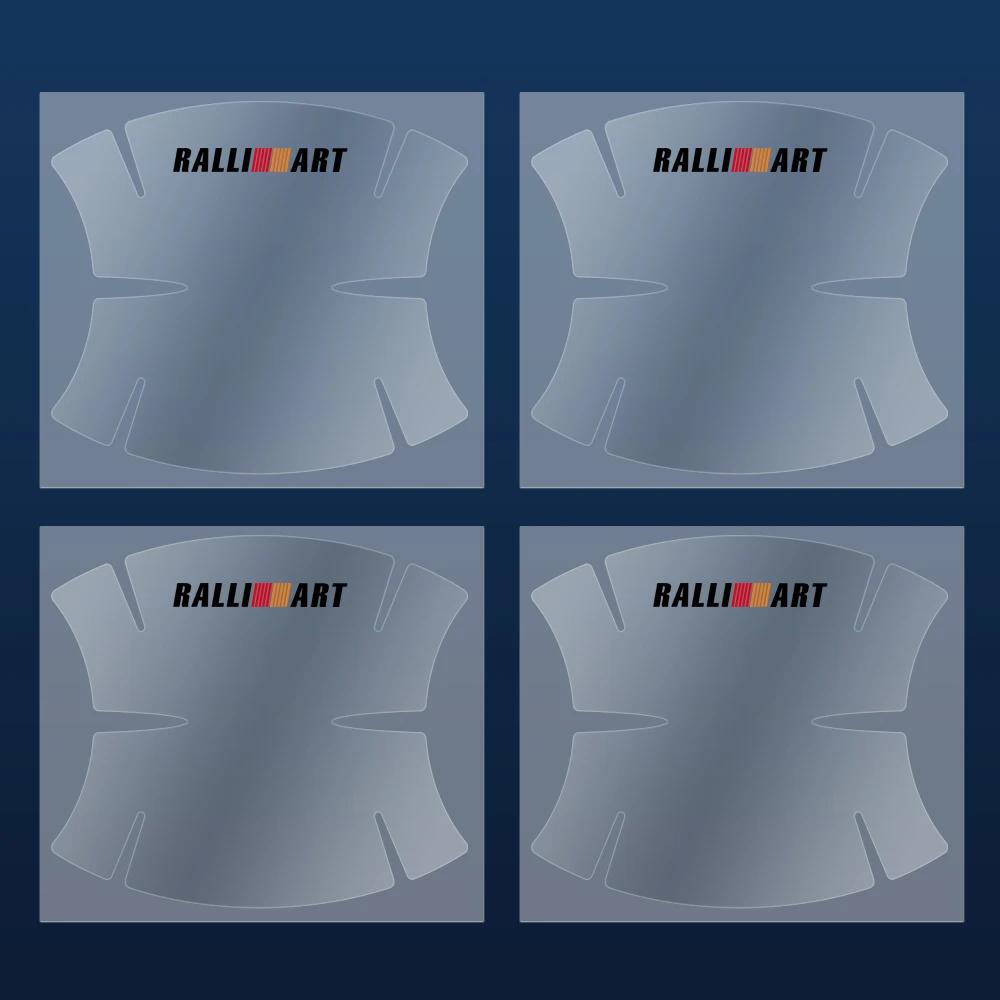 cxbkdv1 4/8Pcs Transparent Car Door Handle Scratch Protector Sticker For Mitsubishi Asx Lancer 10 Xpander Pajero 4 Montero Triton Galan