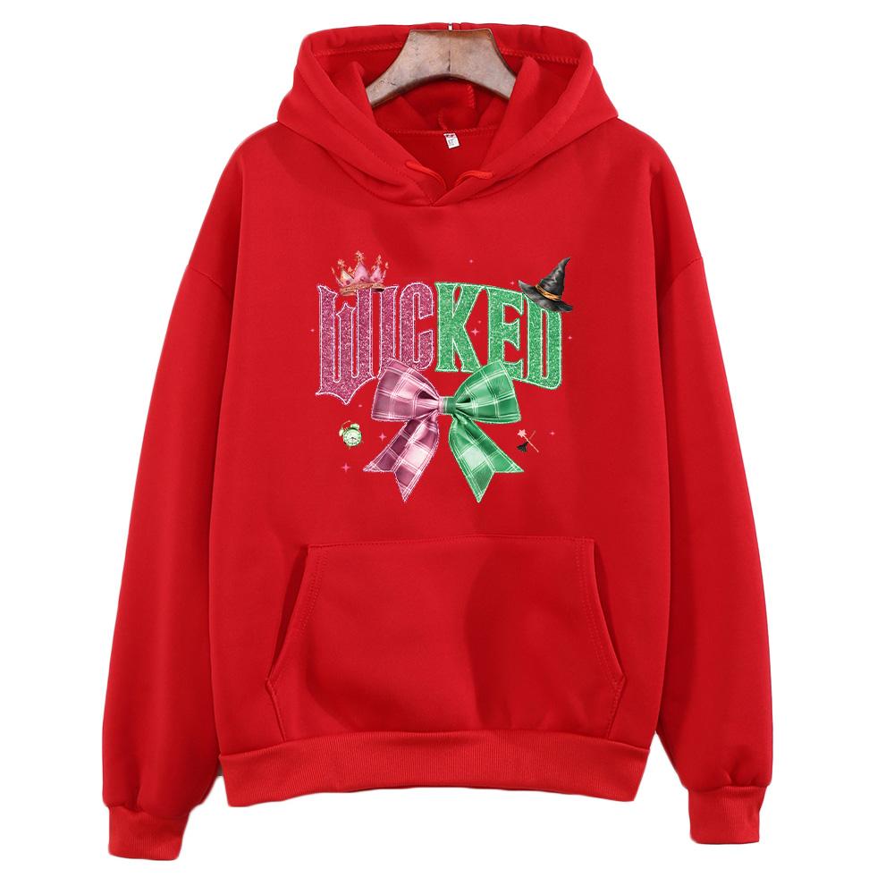 Mikiny Wicked for Good Mikina pro fanoušky muzikálu Wicked Valentýnský dárek Mikina Móda Ženy Muži Estetická Podzim Zima Pulovr Oblečení