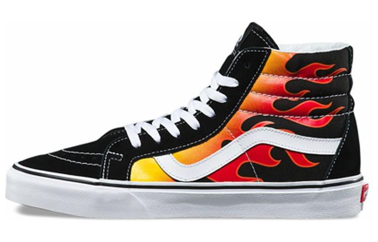 Vans SK8 Hi Reissue Flames VN0A2XSBPHN 36