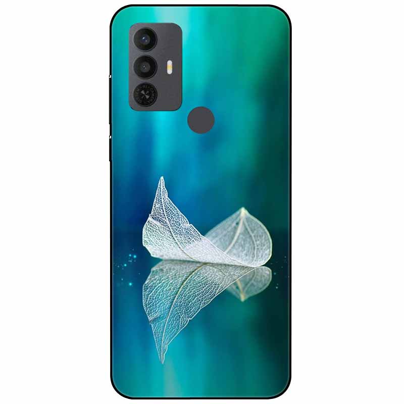 Phone Cover For Alcatel 1V 2021 Case Silicone Lovely Black Bumper Soft TPU Coque for Alcatel 1V (2021) 6002A 6002D 1 V Shells