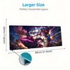Cyberpunk Warrior Large Size Mouse Pad Large Gaming Table Cushion Nonslip Laptop Tablet Big Mousepad Xxl Mat Mini Pc Playmat With Lock Edge