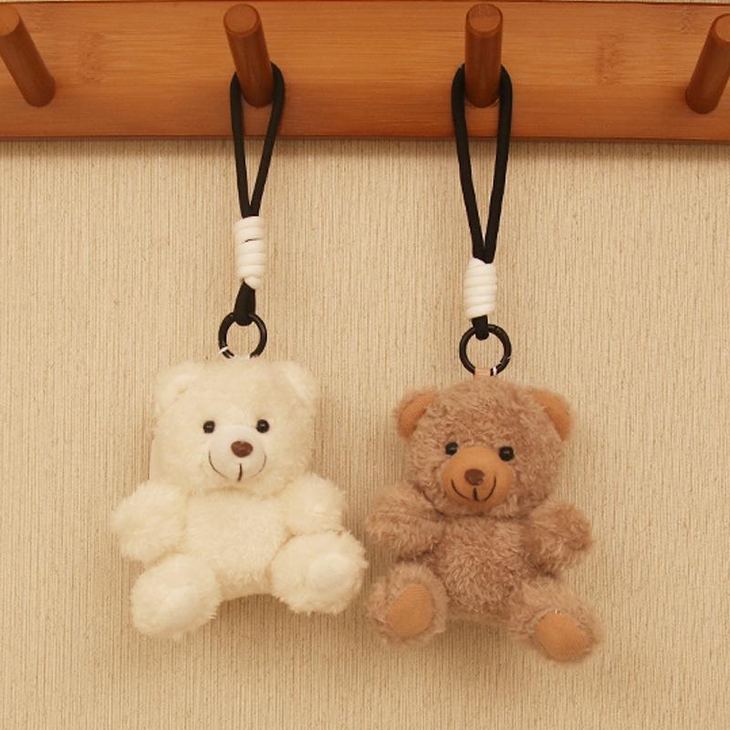 4-inch Creative Cartoon Plush Doll Keychain - Cute Claw Machine Toy & Gift for Girls