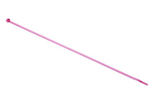 

Panduit PRT4S-M2 Cable Tie, Releasable, Standard, Nylon 6.6, 14.5-Inch Length, Red (1,000-Pack)