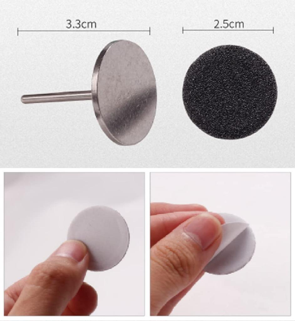 Heel Heel Callus Removal Disc Care, Sandpaper, Bit, 25mm, QT-142 (Disc Bit)