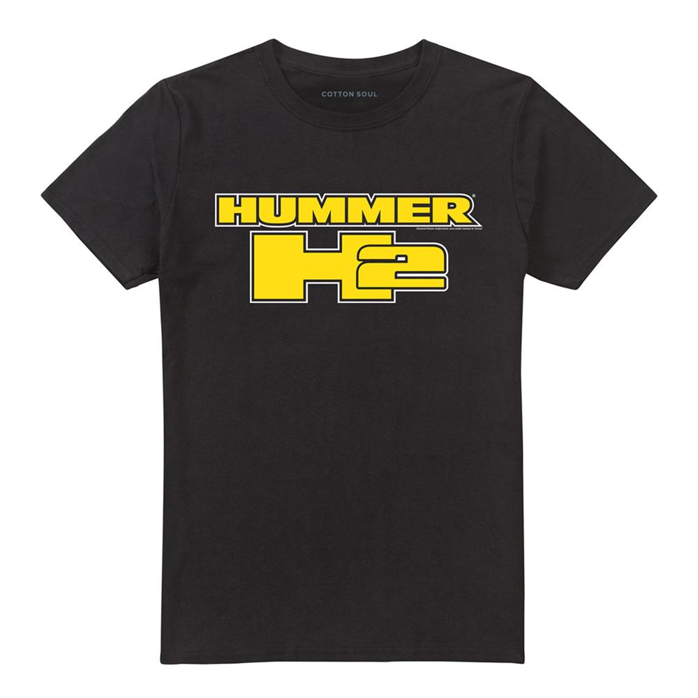 Hummer Unisex Adult H2 Block Logo T-Shirt