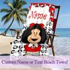Mafalda Beach Towel Suitable for Travel, Outdoor Activities, Swimming Pools, Yoga, Surfing, Camping, Hiking, Gym