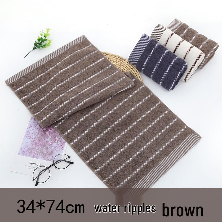 Embroidered Soft Cotton Face Towel - Thick, Absorbent, and Quick-Drying