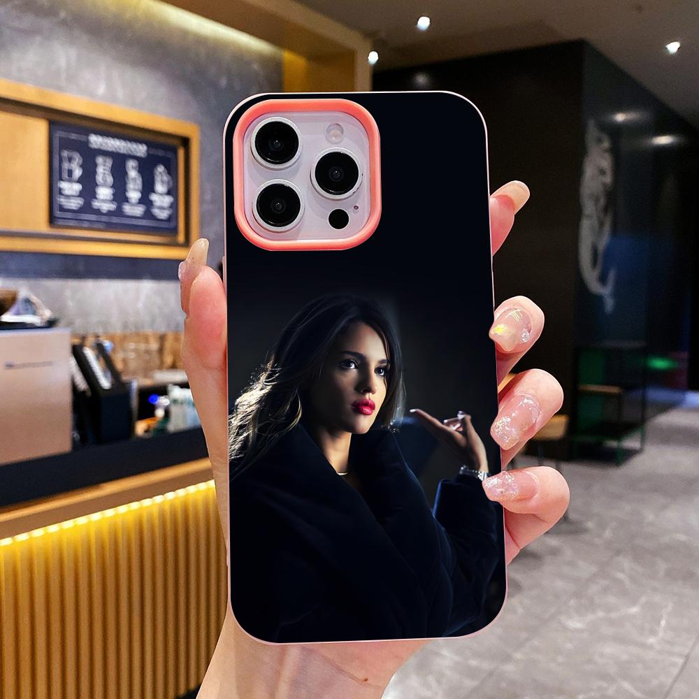 Fashion Eiza Gonzalez Jelly Double layer Pink Mobile Phone Case for iPhone 17 16 15 14 13 12 11 Air Pro Max Plus Protective
