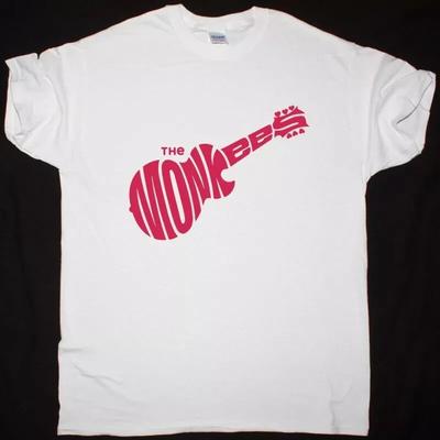 THE MONKEES LOGO NOVÉ BIELE Tričko Vrchné diely tričká Pánske Dámske