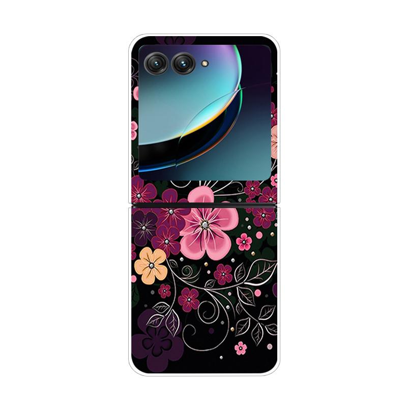 Dla Motorola Razr 40 50 Ultra 5G Przezroczyste Etui Razr40 Razr4 Twardy PC Przezroczysty Tylny Pokrowiec na Telefon Dla Motorola Razr+ Etui