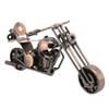 Handcrafted Metal Metal Motorcycle Model Movable Handlebar Motorcycle Figurine  Office Desk