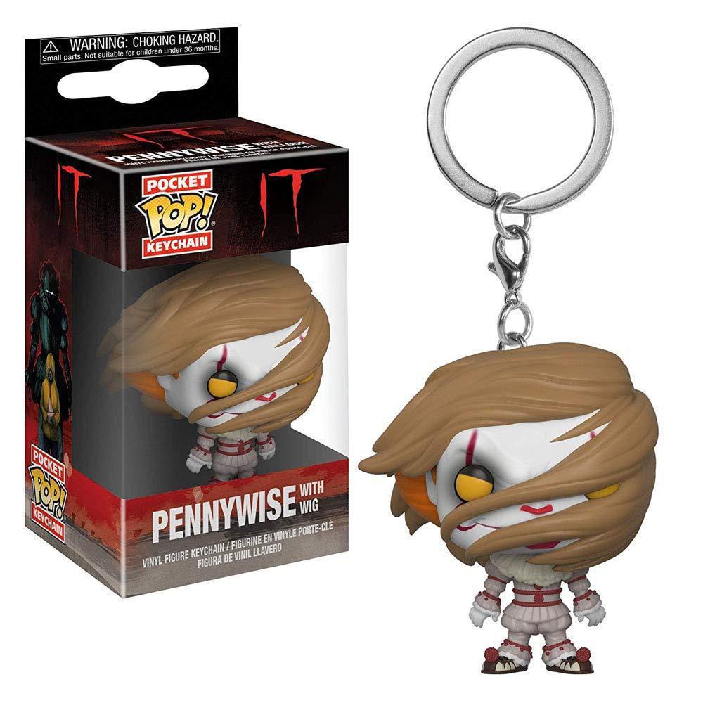 High-quality Pop Keychain Pendant Featuring Chucky Pennywise And Elvira Pennywise With Wig