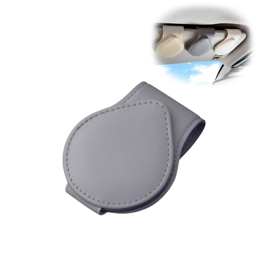 Car Sunglasses Car Sunglasses Glasses Glasses Protects Sunglasses and Glasses In PVC Easy PureSino Clip, Holder, Clip, Holder, Car, Leather-like