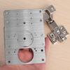 2/10Sets Hinge Repair Plate Kitchen Cabinet Door Hinges Mounting Plate with Screw Flat Fixing Brackets Furniture Hardware Tools