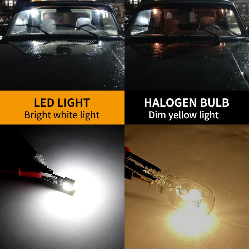 2pcs LED Clearance Light Parking Bulb Lamp W5W T10 194 5W5 C1 C2 C3 C5 C6 C8 C4 LED Side Marker Parking Lights Bulbs CANbus