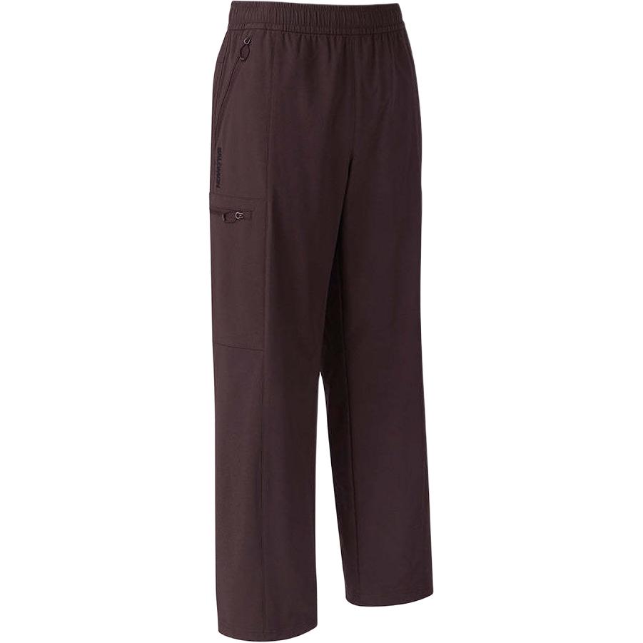 Salomon Solid Color Mid Waist Drawstring Loose Straight Leg Casual Pants Men bottoms Chocolate LC2578900