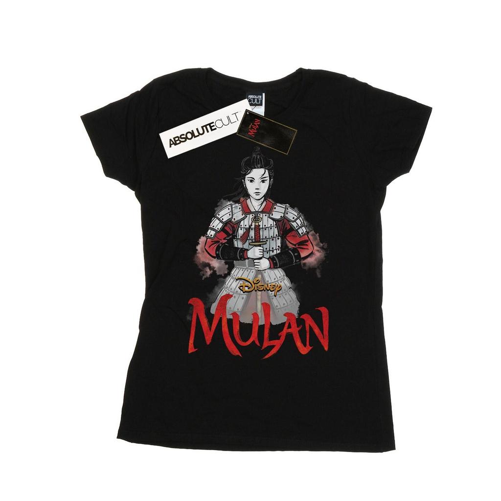 Disney Womens/Ladies Mulan Movie Sword Pose Cotton T-Shirt